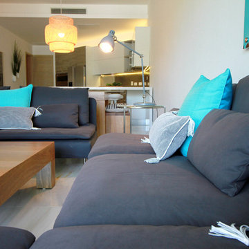 View of the whole living room.