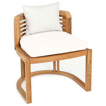 OASIQ HAMILTON Side Chair With Canvas Natural Cushions