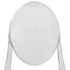 LeisureMod Marion Transparent Acrylic Modern Chair, Set of 4, Clear, GV19CL4