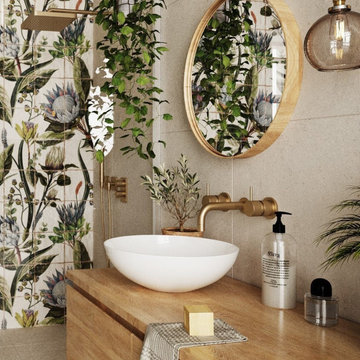 Boho Botanical wetroom