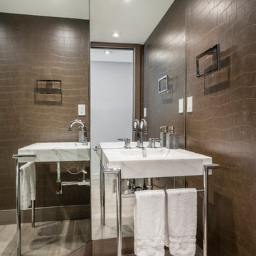 Contemporary Powder Room