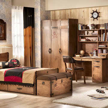 Pirate ship bedroom