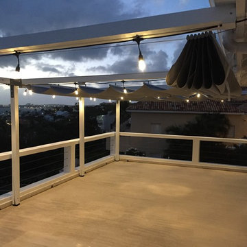 Infinity Canopy provides coverage with 1 row of 5'x16' and 2 rows of 5'x12'