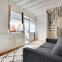 ELLE DECO Intégrer un escalier en colimaçon dans son intérieur