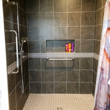 Barrier-Free, Curbless Shower