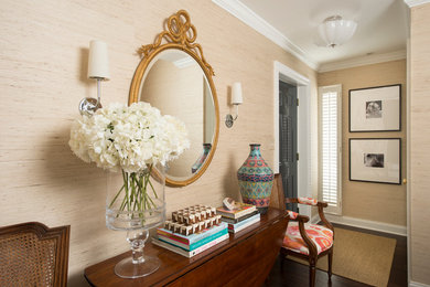 Living room - transitional living room idea in Baltimore
