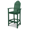 Trex Outdoor Furniture Cape Cod Adirondack Bar Chair, Rainforest Canopy