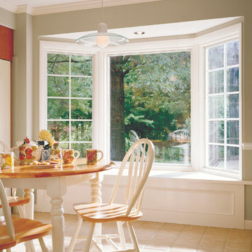 Create a better view from your kitchen with a Pella® ProLine® bay window