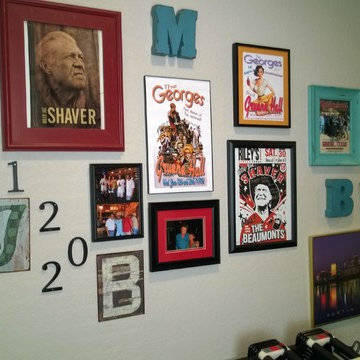 Exercise room highlighting various music groups