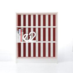PANYL Cinnamon Thin Stripes for IKEA BILLY - Home Decor