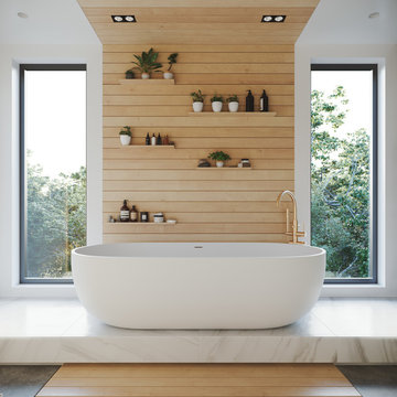 Modern Contemporary Bathroom - Bath