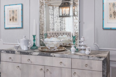 Danish dining room photo in Boston