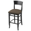3160 30 Bar Stool with Black Finish and Canter Earth Seat