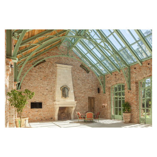 Pool House Conservatory - Industrial - Sunroom - Houston - by Newberry ...