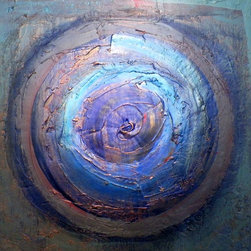 "Blue on Blue #2, 2014 - Paintings