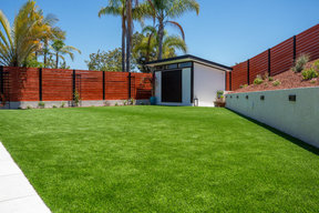 Backyard in Vista