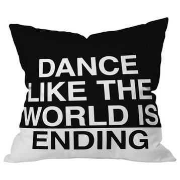 Leeana Benson Dance Like the World Is Ending Outdoor Throw Pillow, 20x20x6