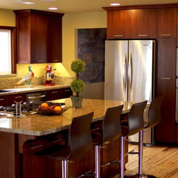 Mahogany Custom Cabinets