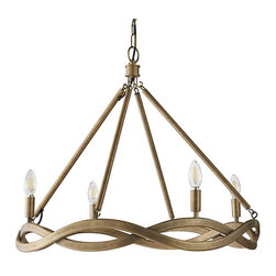 Jillian Four-Light Chandelier - Chandeliers