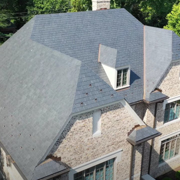 Downtown Richmond Residential Home - Unfading Black Natural Slate