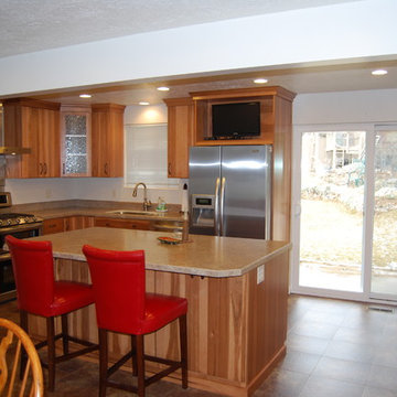 HIckory Cabinets Kitchen