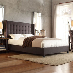 Marlon Tufted Platform Bed - Products