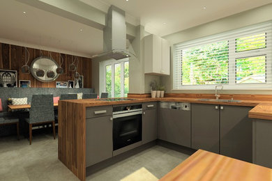 Smith - kitchen-dining room design