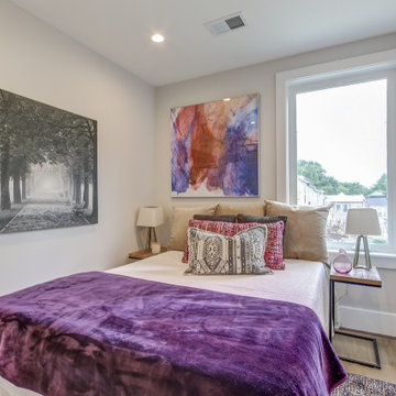 Basement remodeled with bedroom space and extra closet space in, Vienna
