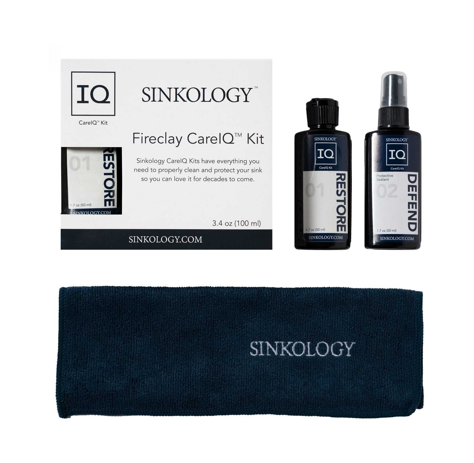 SinkSense Fireclay Care IQ Kit