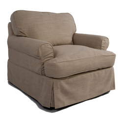 Sunset Trading Horizon Chair - Slip Cover Set Only - Linen - Slipcovers And Chair Covers