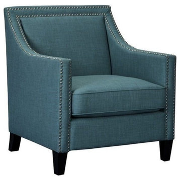 Bowery Hill Chair in Teal Green