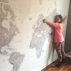 World Map Wallpaper - Wallpaper