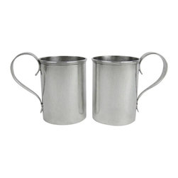 Pair of American Sterling Silver Mugs by Marie Zimmermann - Products