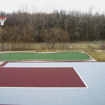 Backyard Court and Outdoor Multi Sport Recreation Area