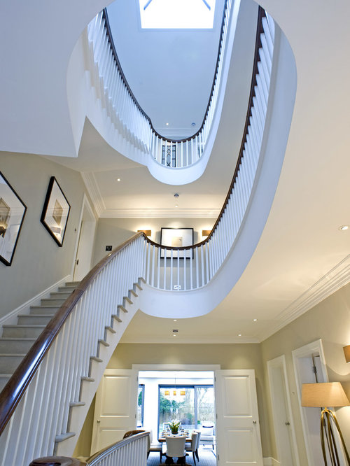 Sweeping Staircase Houzz