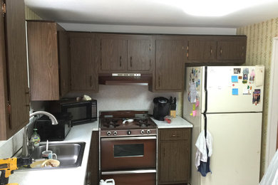 Updated kitchen cabinets