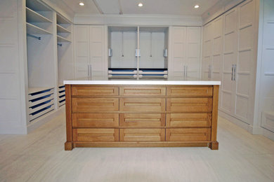 Example of a transitional closet design in Boston