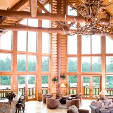 Timber Creek Lodge by Wisconsin Log Homes - www.wisconsinloghomes.com