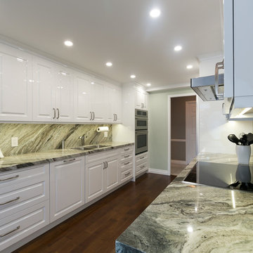 White Condo Kitchen High Gloss