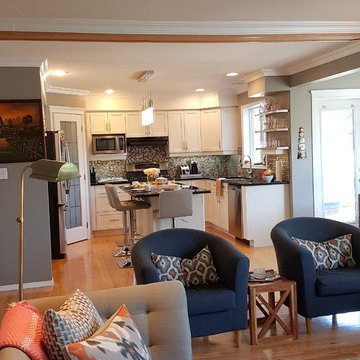 Open Concept Kitchen and Living Room