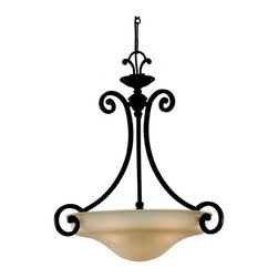 Sea Gull Lighting - Sea Gull Acadia Pendant - 21.75W in. Misted Bronze - 65146-814 - Pendant Lighting