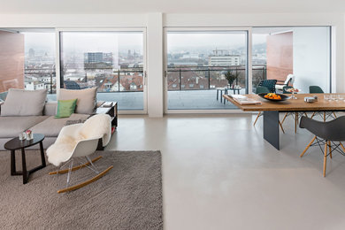 Photo of a modern living room in Stuttgart.