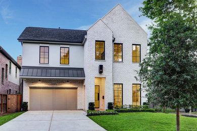 Transitional exterior home photo in Houston