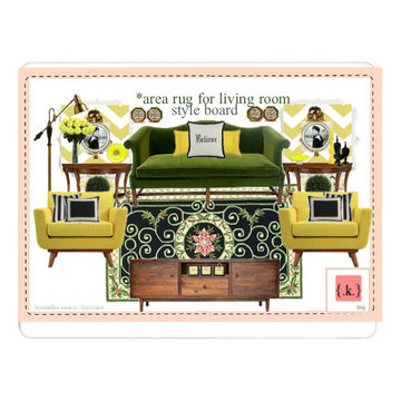 Classic living room - idea board