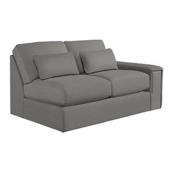 Structure Left-Arm Sitting Sofa by La-Z-Boy shown in Ash - Products