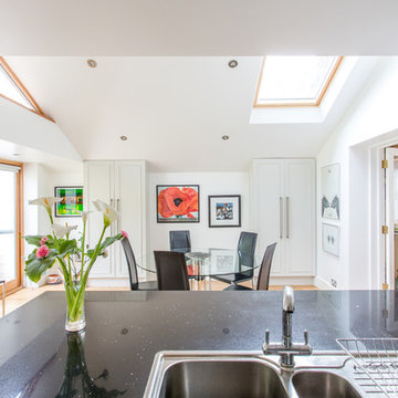 Unusual corner side extension in Highgate