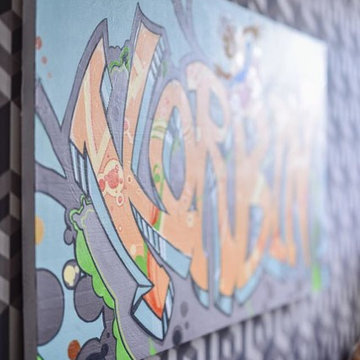 Skatepark Themed Boy's Room