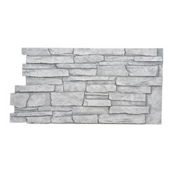 143-BRECKENRIDGE DEEP WIDE STACKED DESIGN WALL PANEL - 24"H - Wall Panels