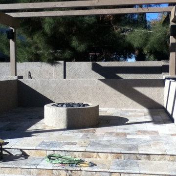 Back yard in process