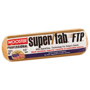 Wooster® RR924-9  Super/Fab® FTP™ Roller Cover, 1/2" Nap, 9"